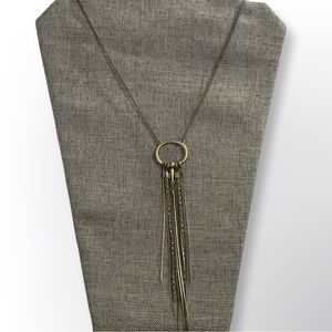 American Eagle Long Tassel Necklace